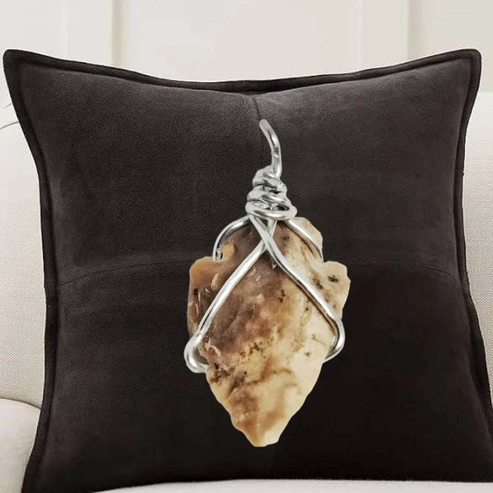 Hand-Knapped Arrowhead Pendant